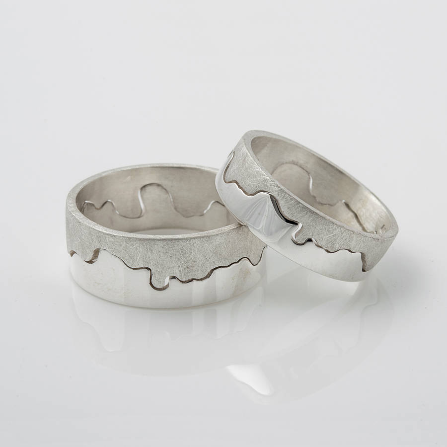 Personalisierte Fluss Ring