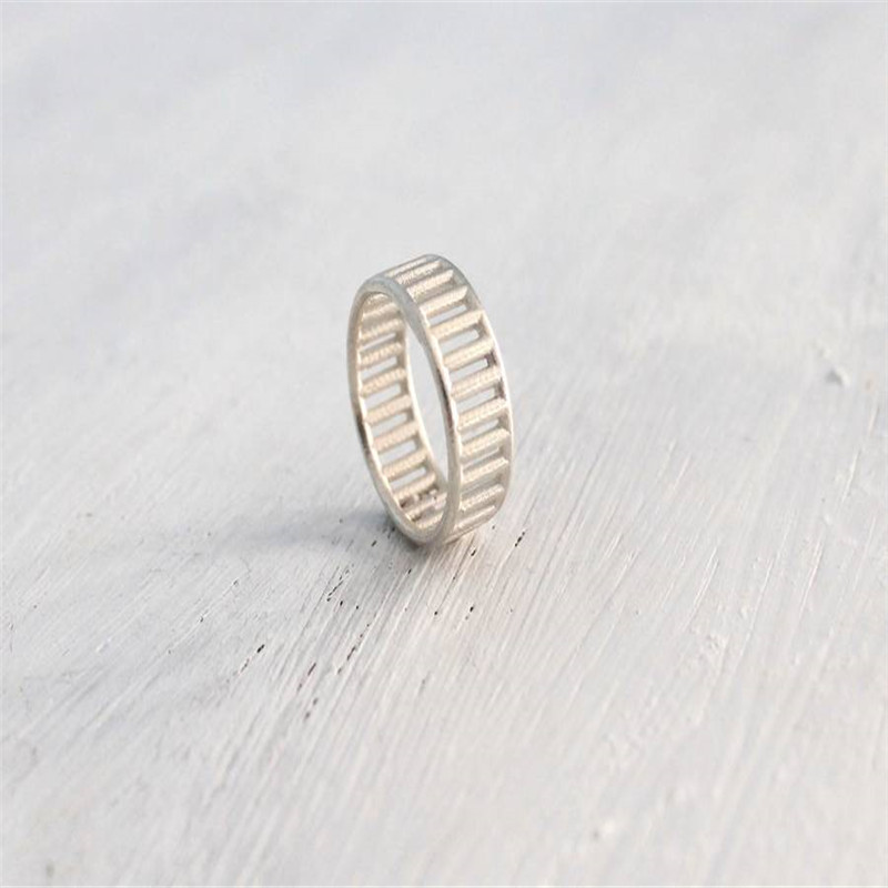 Sterling Silber Einbeziehungen Ring